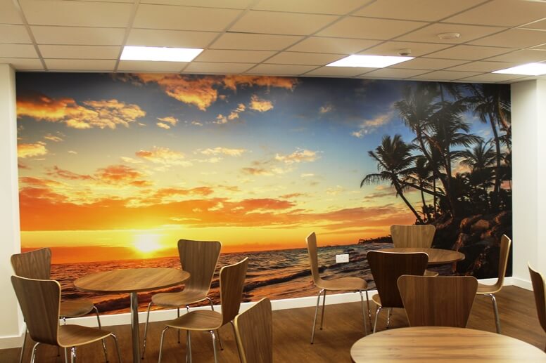 Sunset Vinyl Wall Print Design
